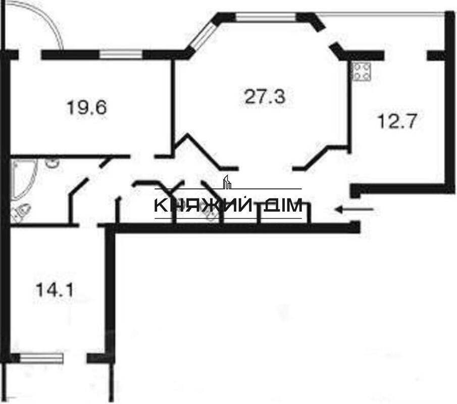 Продаж 3-х кім. квартири біля м.Лівобережна. Код об’єкту: 21145971 Київ - фото 13
