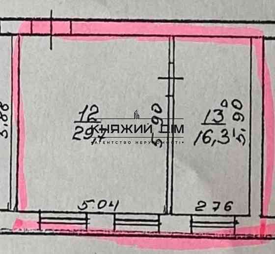 Оренда офісне приміщення на вул. Патриса Лумумбы ул./Іоанна Павла II поверх - 4/4 Київ