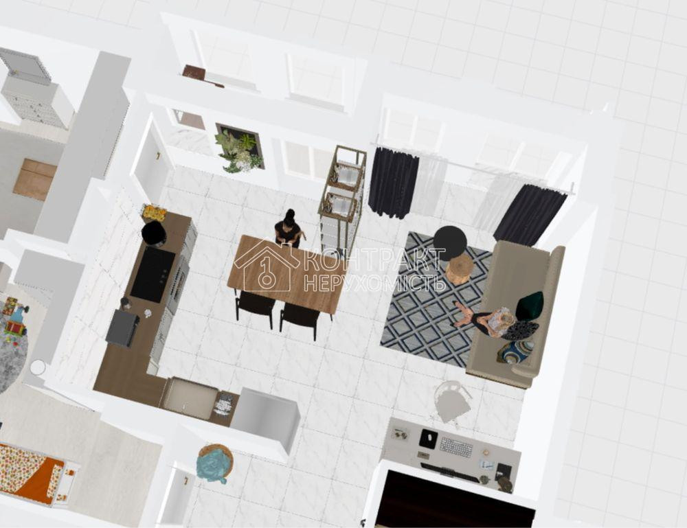 Продаж Квартира 2-кімнатна, 7/19 поверх на вул. Гвардійців Широнінців Харків - фото 4