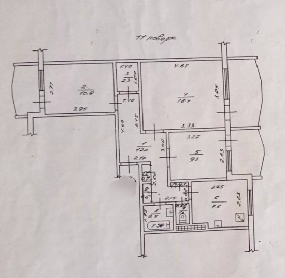 Продам трёх комнатную квартиру на посёлке Котовского. 
ID 41232 Одеса