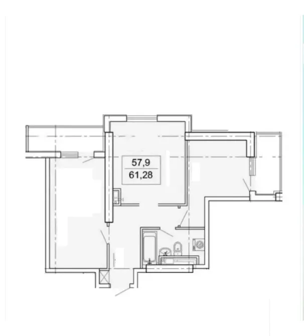 Продажа 2к Квартира 62 кв.м педагогическая Одесса - изображение 9