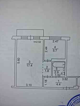 Продаж Квартира 1-кімнатна, 5/5 поверх на Вацлава Гавела, 48/24 Київ
