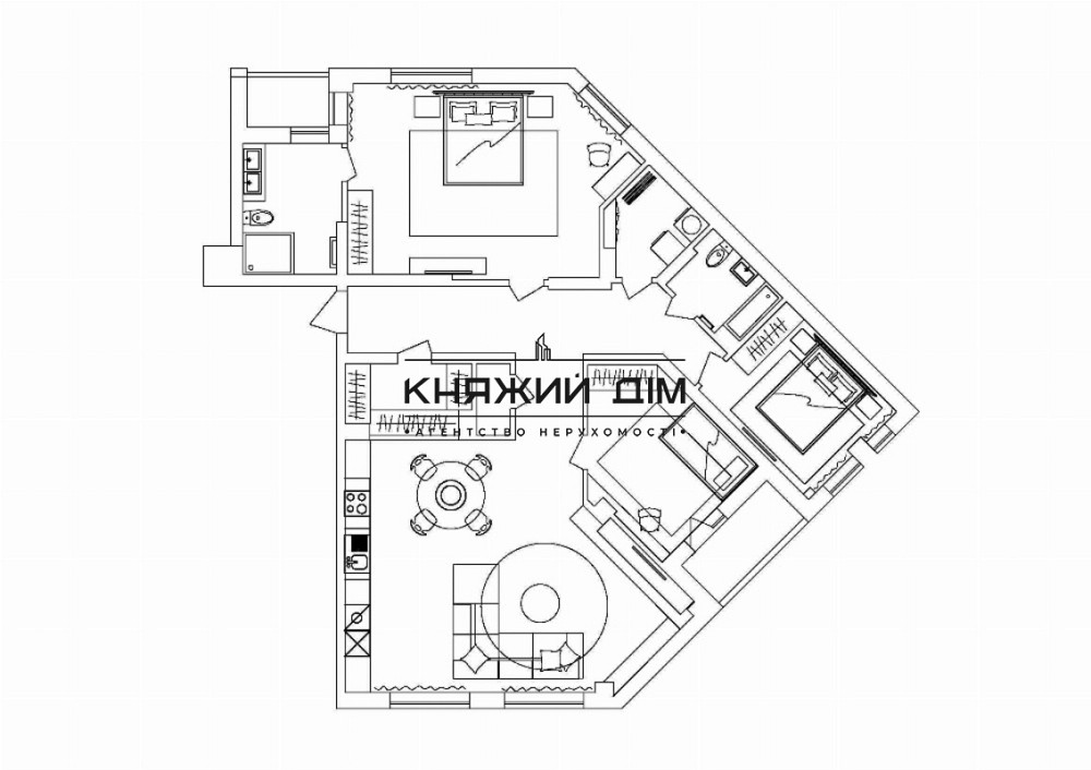 Продаж 4к Квартира 130 кв.м Победы просп./ Берестейский просп. Київ - фото 5