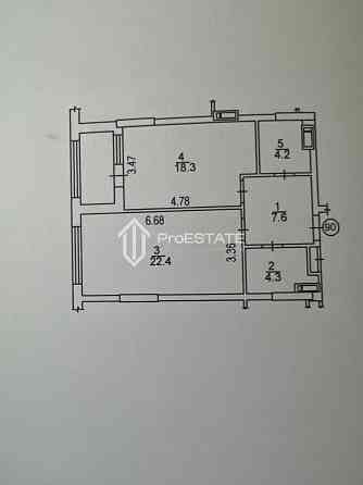 Продаж Квартира 1-кімнатна, 5/23 поверх на вул. Новопечерський Киев
