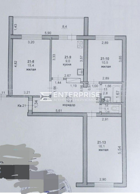 Продаж Квартира 3-кімнатна, 7/9 поверх на вул. Героїв полку «Азов» Kiev - photo 8