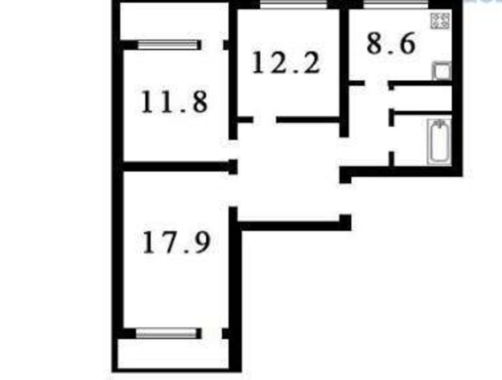 Оренда Квартира 3-кімнатна на Ахматовой Анны ул., 17 Київ - фото 10