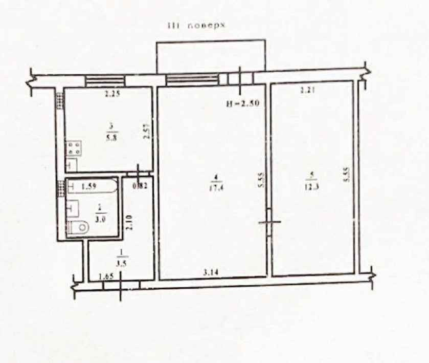 Продам 2-комнатную квартиру, ул.Балковская, 3/5 эт., рядом центр города Одеса - фото 17
