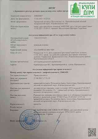 Продаж земельної ділянки 12 соток на вул. Молодіжна Кропивницький
