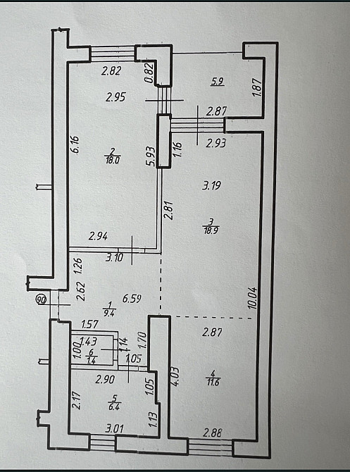 Продаж Квартира 2-кімнатна, 3/7 поверх на Вовчинецька Vovchynets - photo 2