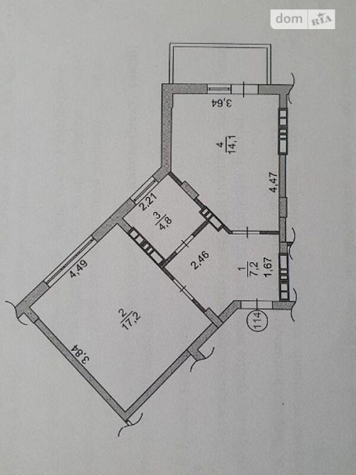 Продаж Квартира 3-кімнатна, 5/9 поверх на вул. Метрологічна Київ - фото 4