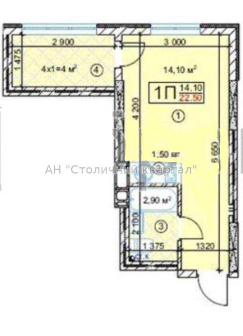 Продаж Квартира 1-кімнатна, 4/26 поверх на Машинобудівний пров., 26 Киев - изображение 11