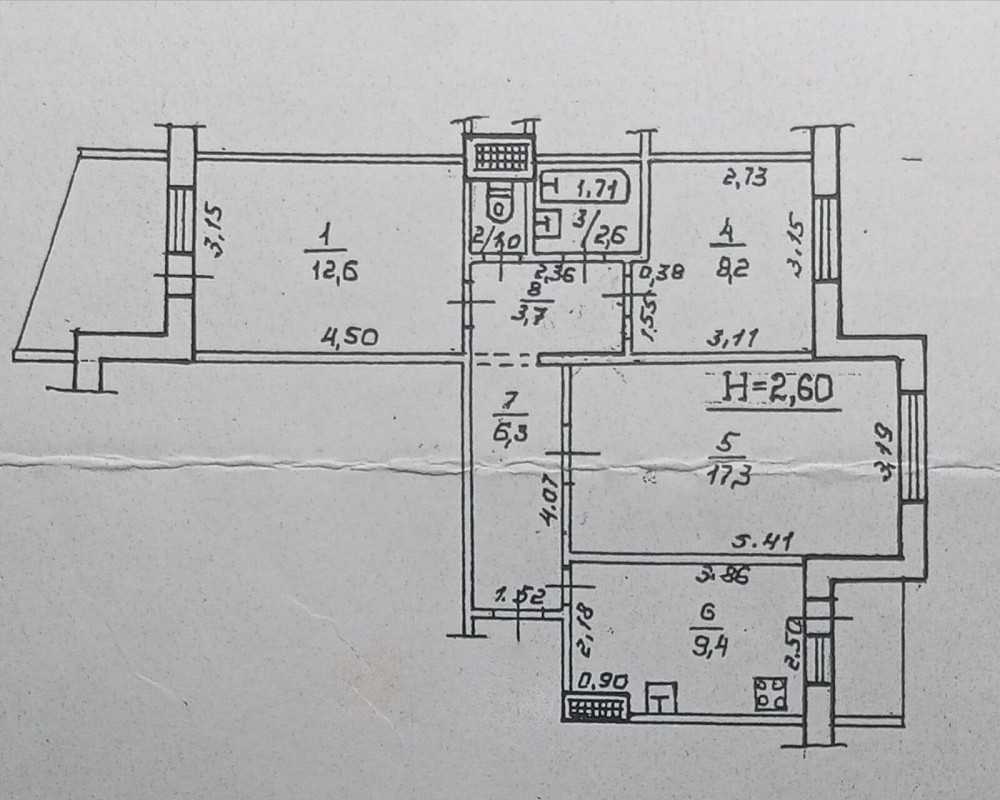 Продаж Квартира 3-кімнатна, 2/9 поверх на Академика Королева улица, 112/3 Одеса - фото 2