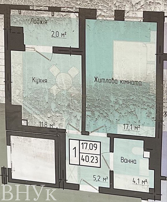 Продаж Квартира 1-кімнатна, 9/9 поверх на Героїв Майдану Чернівці - фото 4