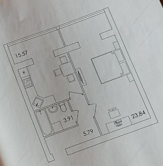 Продаж Квартира 1-кімнатна, 2/4 поверх на вул. жуйка Житомир - фото 1