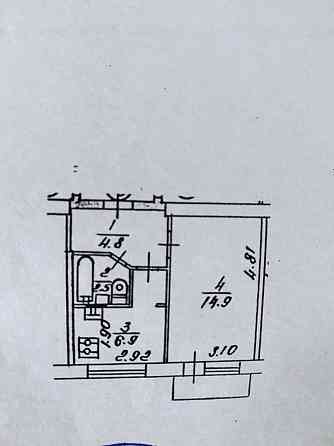 Продаж Квартира 1-кімнатна, 5/5 поверх на Харківське шосе, 5 Київ