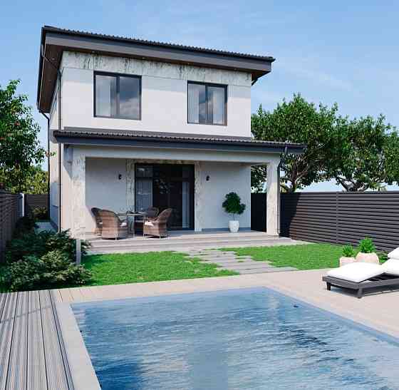 Дом 138м2 Червоный хутор на 5ти сотках цокольный этаж Лиманка