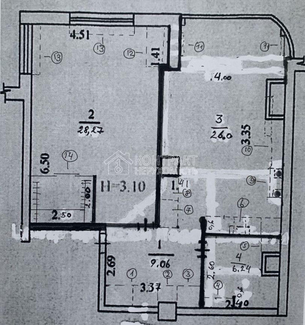 Продаж Квартира 2-кімнатна, 12/25 поверх на вул. Клочківська Харків - фото 18