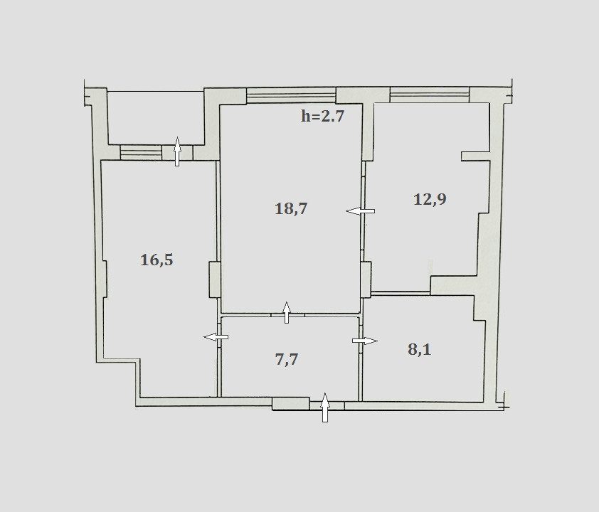 Продаж Квартира 2-кімнатна на ул. Бреуса, 63/1 Одеса - фото 12