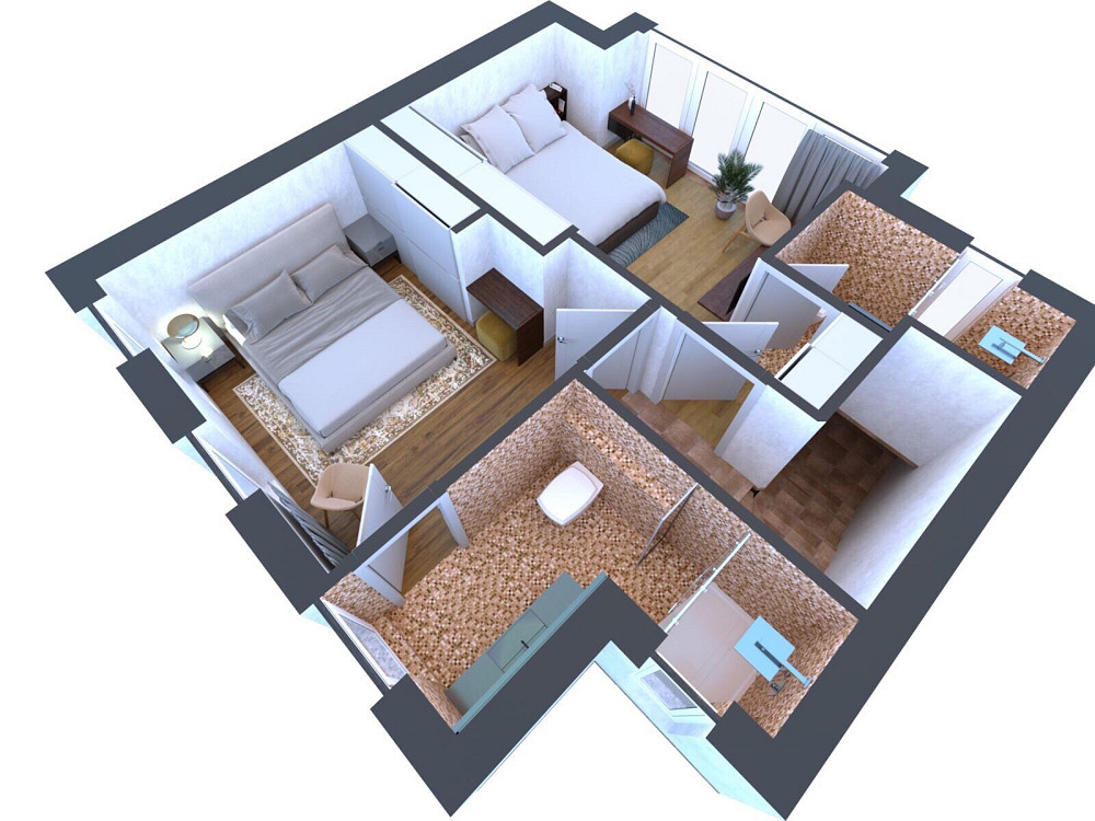 130м2  4 комнаты Танхаус на Геллера. Гараж на две машины. Топочная Отопление автономное-газ . Госакт. Odessa - photo 6