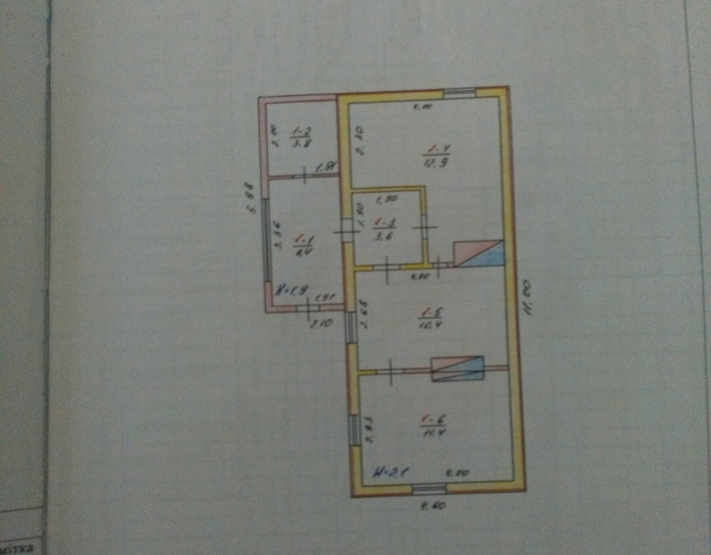 Продаж 1-поверховий Будинок з ділянкою 60 сот 49 кв.м 2 кімн. на Черемошное Житомир - фото 1