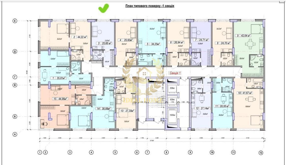 Продам 1-кімнатну квартиру в Новобудові біля парку та метро Київ - фото 6