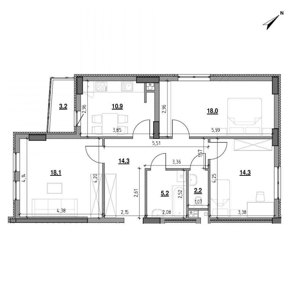 Продаж Квартира на улица Гетьмана Мазепи 25д L'viv - photo 15