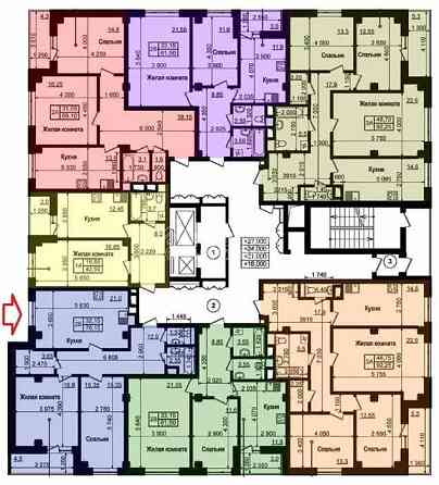 Продаж Квартира 2-кімнатна, 3/14 поверх на вул. Героїв Харкова Харьков