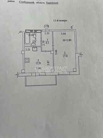 Продаж Квартира 1-кімнатна, 13/17 поверх на вул. Зернова Харків
