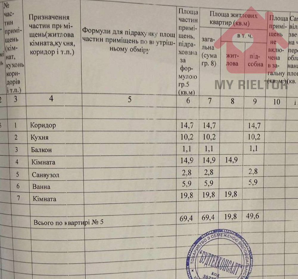 Продаж Квартира 2-кімнатна, 2/9 поверх на Богомольця Uzhhorod - photo 10