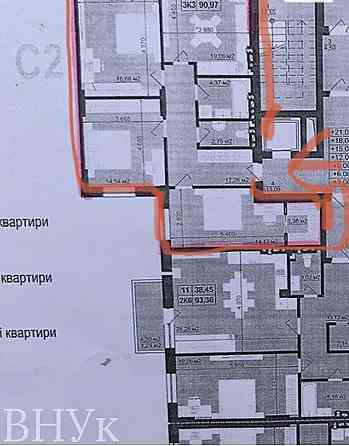 Продаж Квартира 3-кімнатна, 3/11 поверх на Євгена Коновальця Тернопіль