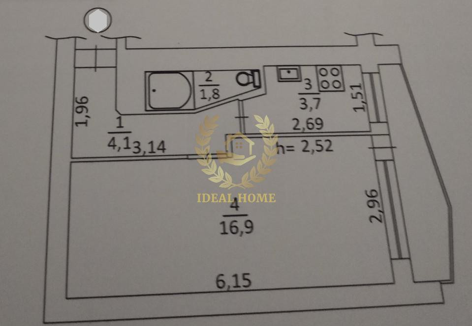 Продаж Квартира 1-кімнатна, 5/9 поверх на Выговского Ивана ул., 24 Київ - фото 15