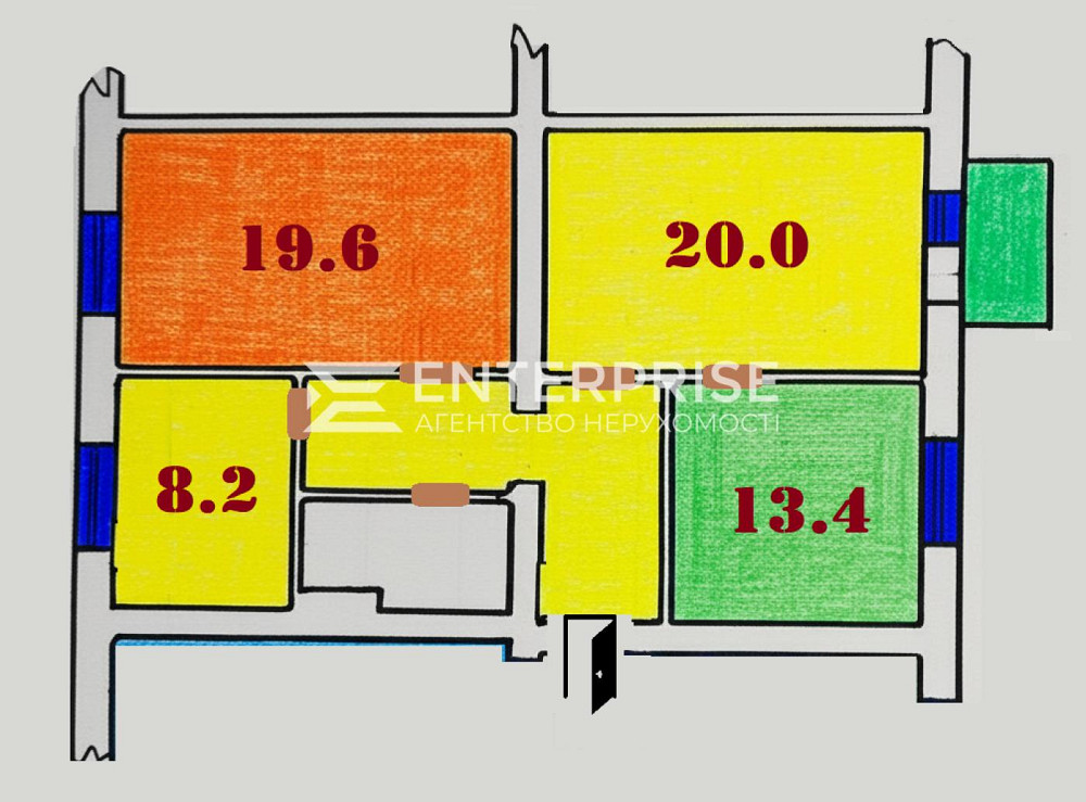 Продаж 3к Квартира 76.7 кв.м Іоанна Павла II вул. Киев - изображение 1