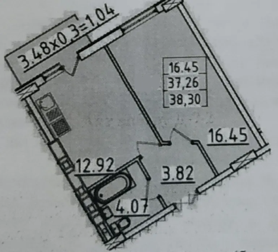 Продам 1-комнатную в ЖК Континент, 4-я станция Люстдорфской дороги. Odessa