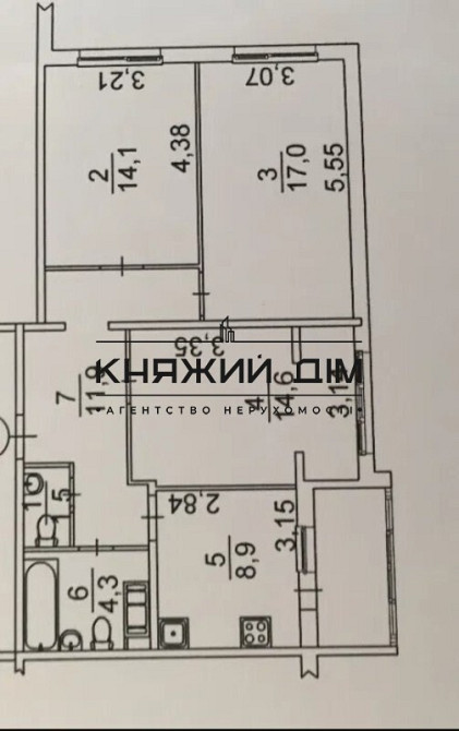 Продаж роздільної 3-х кім кв-ри ЖК Патріотика Осокорки, Позняки. Код об'єкта 21119974 Київ - фото 3