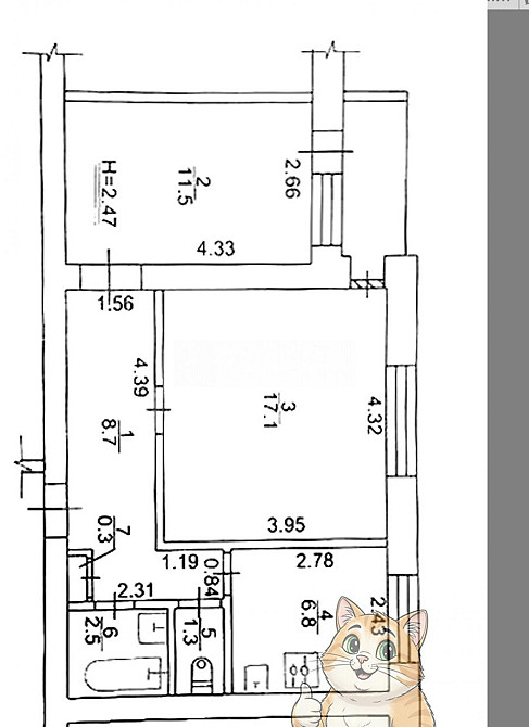 Продаж Квартира 2-кімнатна, 2/9 поверх на вул. Дванадцятого Квітня Kharkiv - photo 13