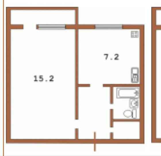 Продаж Квартира 1-кімнатна, 5/9 поверх Kiev