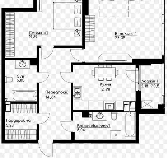 Оренда Квартира 3-кімнатна, 16/21 поверх на Днепровская набережная Київ