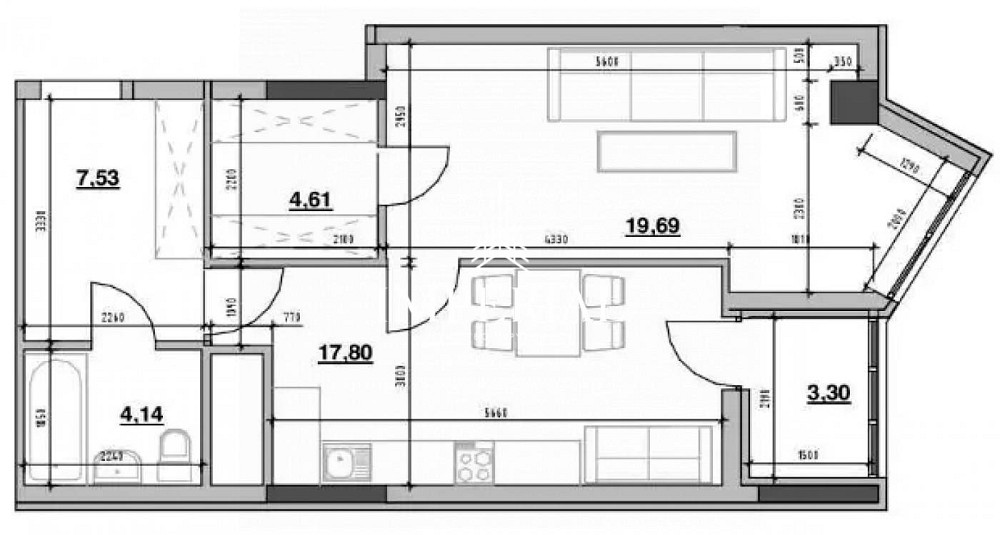 Продаж Квартира 1-кімнатна, 5/18 поверх на вул. Андрія Верхогляда Київ - фото 6