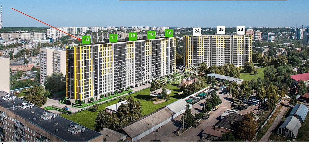 Продаж Квартира 2-кімнатна, 4/16 поверх на вул. Клочківська Харків - фото 1