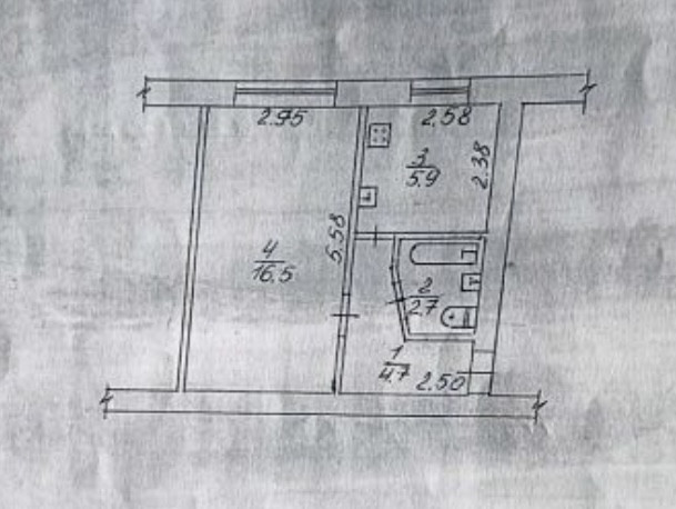 Продаж 1к Квартира 30 кв.м Леха Качинського Zhytomyr - photo 1