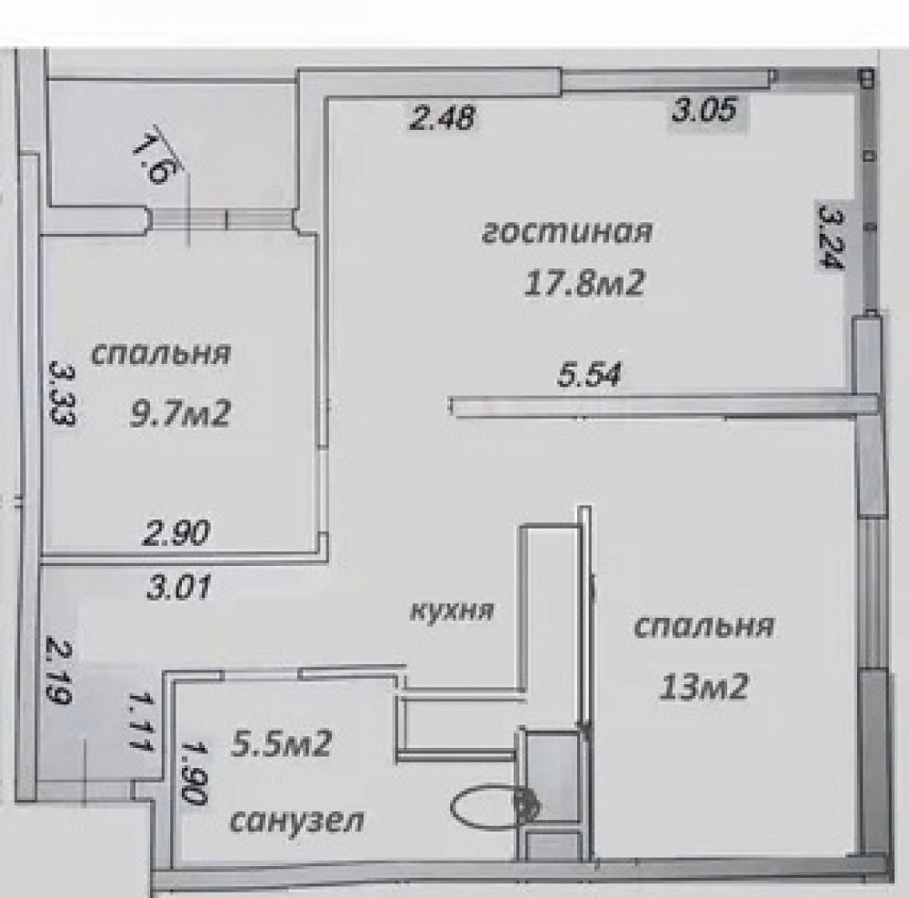 Продаж Квартира 3-кімнатна, 12/24 поверх на Краснова ул. Одесса - изображение 10