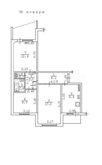Продаж Квартира 3-кімнатна на ул. Генерала Бочарова, 45 Одесса - изображение 6