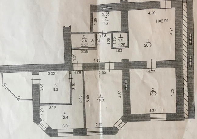 Двухкомнатная большая квартира в новом доме Чорноморськ - фото 4