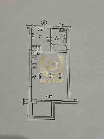 Продаж Квартира 1-кімнатна, 11/21 поверх на Предславинская ул., 53 Киев