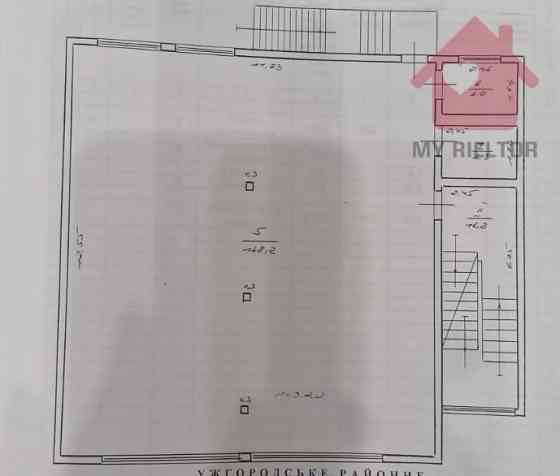 Продаж приміщення вільного призначення поверх - 2/4 Ужгород