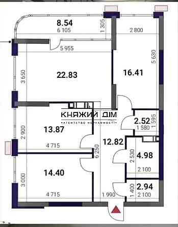 Продаж 3к квартири в ЖК Great Киев