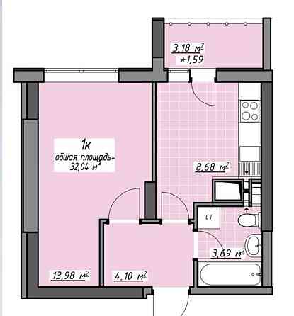 Продаж Квартира 1-кімнатна, 9/17 поверх на Князя Ярослава Мудрого проспект (Глушко Академика пр.), 17а Одеса