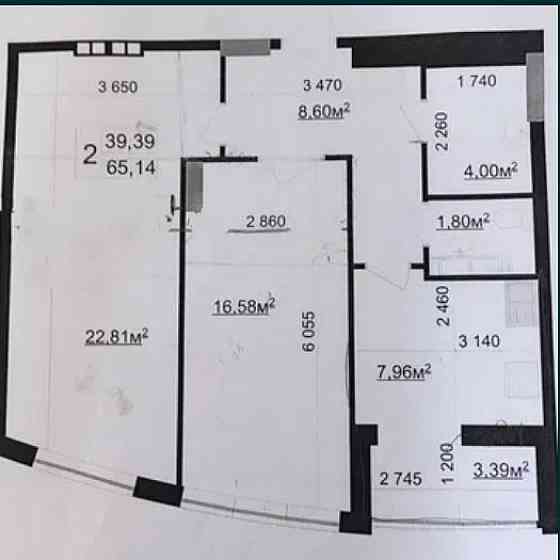 Продаж Квартира 2-кімнатна, 5/15 поверх на вул. Незалежності Житомир