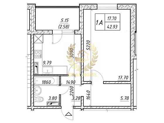 Продається чудова1 кімн. квартира в ЖК Деснянський на Троєщині Київ Киев