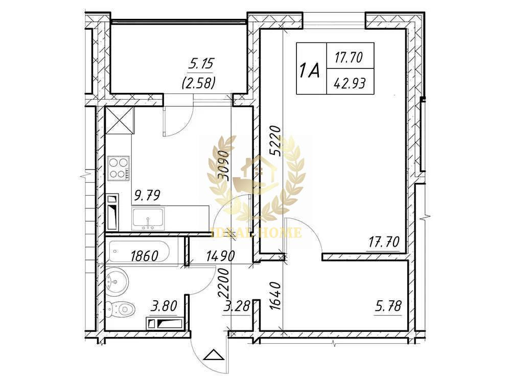 Продається чудова1 кімн. квартира в ЖК Деснянський на Троєщині Київ Киев - изображение 2